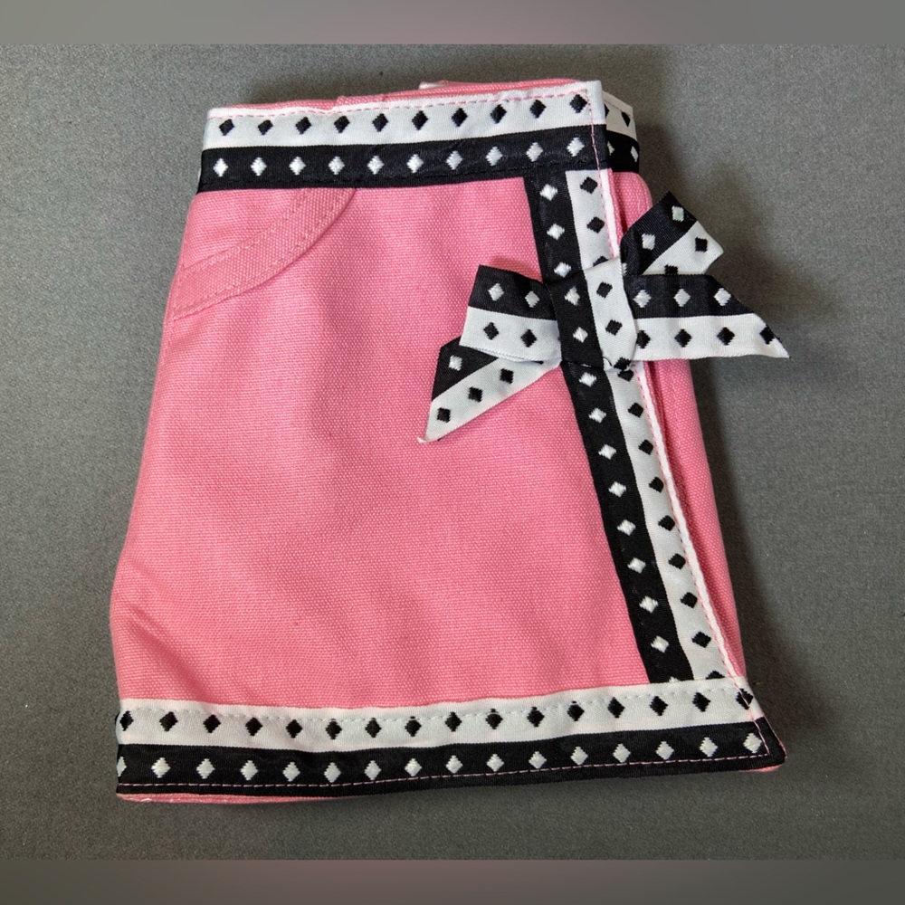 Twos Company Jewelry Organizer Pink Skirt with Gross Grainā Ribbon and Bow